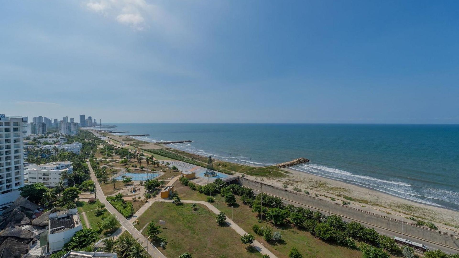 Apartamento 15th Floor Con Vista Mar Y Piscina Cb1511