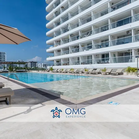 15th Floor Con Vista Mar Y Piscina Cb1511 * Cartagena
