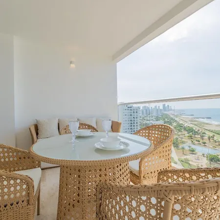 15th Floor Con Vista Mar Y Piscina Cb1511 Apartamento Cartagena