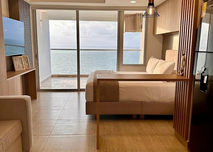 Apartasuite Moderna Vista Al Mar Wifi Piscina