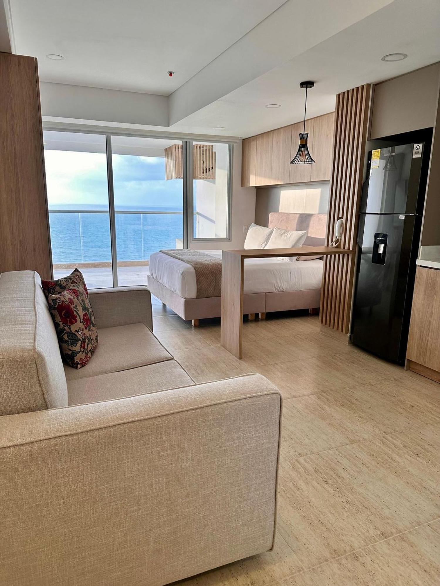 Apartamento Apartasuite Moderna Vista Al Mar Wifi Piscina Cartagena