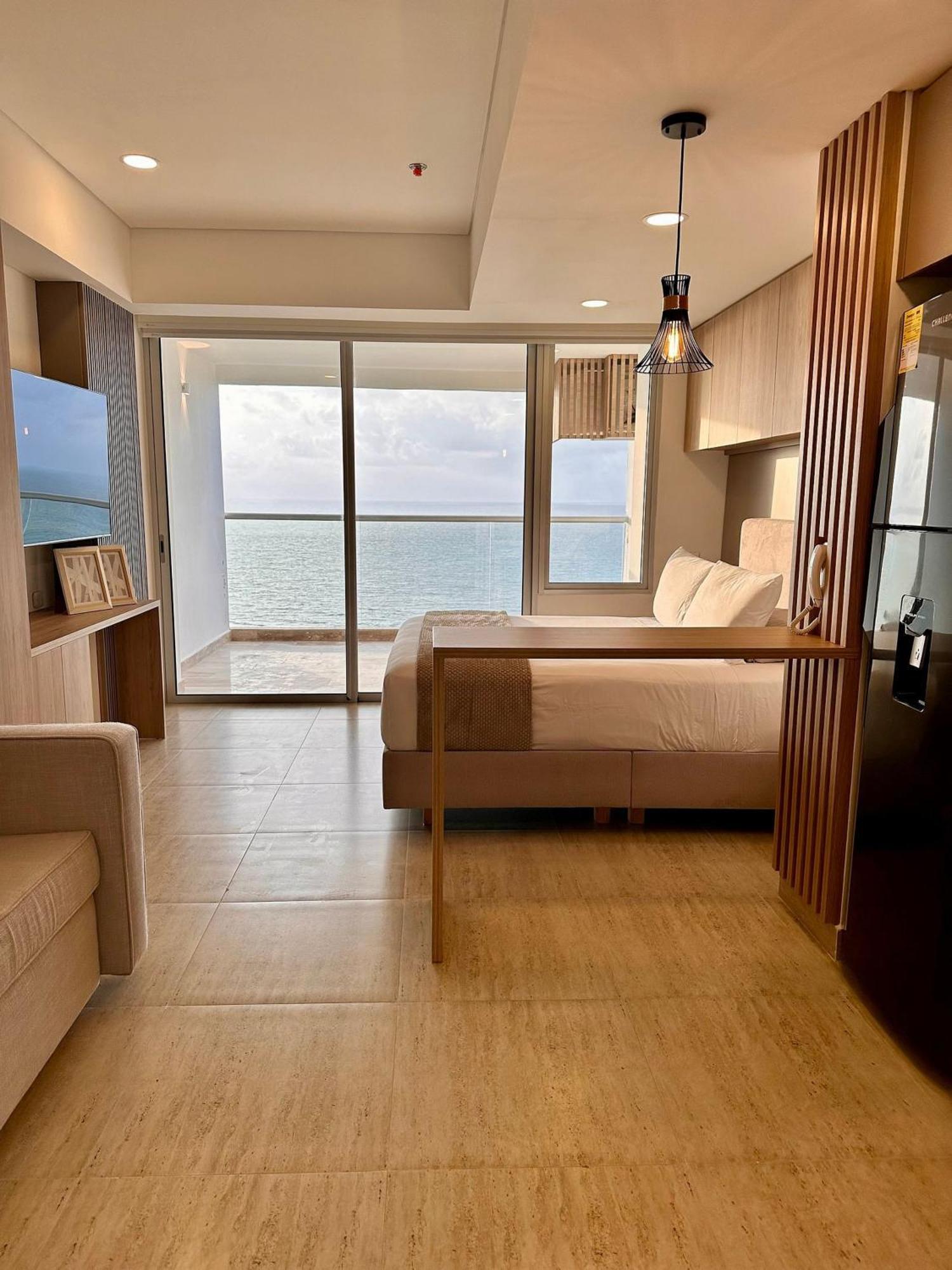 Apartamento Apartasuite Moderna Vista Al Mar Wifi Piscina