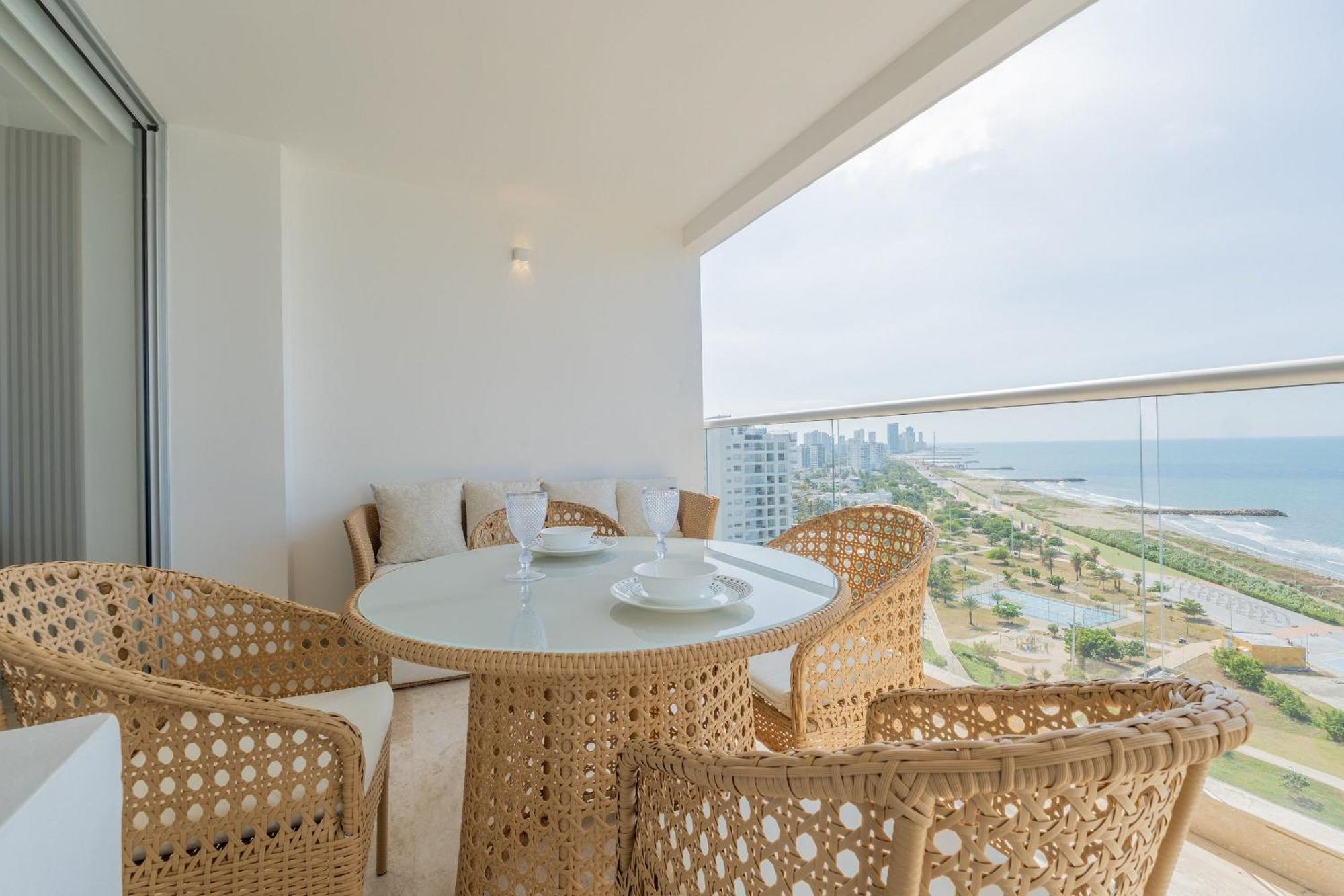 15th Floor Con Vista Mar Y Piscina Cb1511 Apartment Cartagena